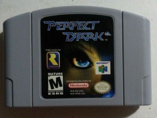 Perfect Dark N64 Nintendo 64,  Game Authentic Cartridge Only -