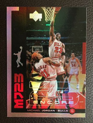 1998 - 99 Ud Encore Mj23 M3 Michael Jordan Insert Rare