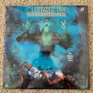 Curse Iv - The Ultimate Sacrifice Laserdisc - Very Rare Horror