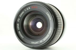 [excellent,  5 " Rare O " ] Canon Fd 24mm F/2.  8 S.  S.  C.  Ssc Mf Lens Fd Mount From Japan