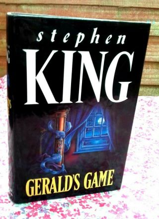 Gerald’s Game Stephen King Hard Back Uk First Edition 1992 Rare Classic