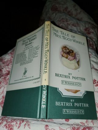 Beatrix Potter The Tale Of The Mrs.  Tiggy Winkle F.  Warne & Co Rare