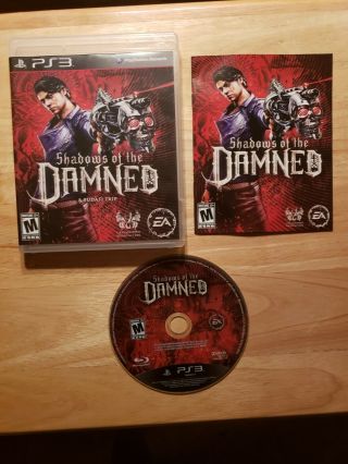 Shadows Of The Damned Playstation 3 Ps3 Survival Horror Game Rare Complete