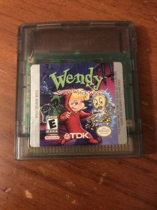 Wendy Every Witch Way Nintendo Game Boy Color Gbc Mario Donkey Kong Pokemon Rare