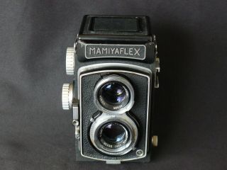 Mamiya Mamiyaflex Auto B Tlr Camera With 80mm F/3.  5 Lens,  Rare