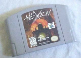 Rare Hexen Nintendo 64 ; N64 Retro Video Game Cart Fps Shooter Fun