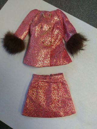 Vintage Barbie Doll Night Out/party Outfit Clothes - 1960 