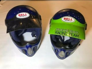 Vintage Bell Moto 4 Motorcross Helmets,  Rare,  Cool