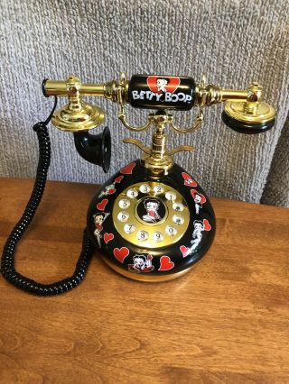 Collectable Betty Boop Old Fashion Desk Phone,  Rare - Telephone