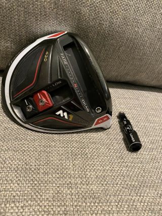 Taylormade M1 430 Rare 8.  5 Driver Head Only W/new Adapter Sleeve M2 M3 M4 M5 M6