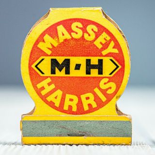 Antique MASSEY - HARRIS Tractors Jewelite Matchbook Universal Match Corp. 2