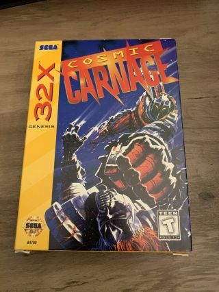 Cosmic Carnage (sega 32x,  1994) Game Rare