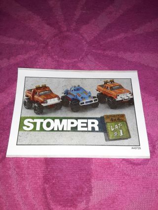 Rare Vintage Schaper Stomper Tnt Monster Truck 4x4 Authentics 80s4.  5x3.  5 Sticker