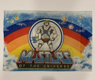Rare Vintage 1983 Mattel Masters Of The Universe He Man Pillow Case