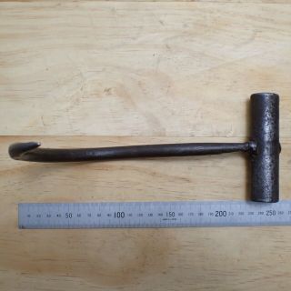 Bale Hook - Cast Iron - Vintage Antique - Grabber Tool - Wool Hay 2