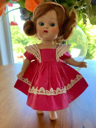 Ginny 53,  1954 Candy Dandy Dress,  Plw Doll,  Shoes,  Headband,  Accessories