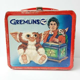 Vintage Gremlins Lunch Box 1984 With Thermos Aladdin Industries Warner Bros Rare