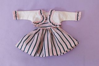 Antique / Vintage Doll Dress With Matching Jacket C1950