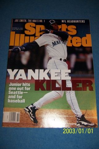 1995 Sports Illustrated Ken Griffey Jr No Label Alds Playoffs News Stand N/label