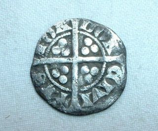 Rare Britain - Edward - Hammered Silver Long Cross Penny -