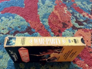 WAR PARTY VHS 1988 KEVIN DILLON Billy Wirth HEMDALE Rare GOOD 2
