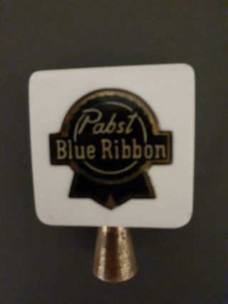 Rare Vintage Black And Gold Pabst Blue Ribbon Beer Tap Handle