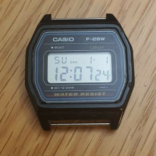 Rare Vintage Casio F - 28w 1156 Digital Lcd Retro Watch 90 