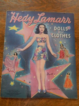 The Smart And Lovely Hedy Lamarr,  Merrill Publ.  1942 Norman Mingo Artist,  Complete