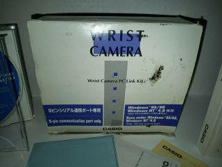 Casio Wqv - 1 Camera Wrist Watch & Pc Link Kit Wqv - 1 Casio Camera Spy Watch