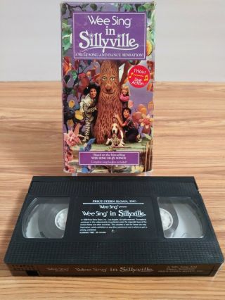 Wee Sing In Sillyville By Susan Hagen Nipp (1989 Vhs -).  Rare Oop