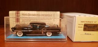 Minimarque 43 1:43 Rare 1958 Chevrolet Impala Coupe Black N/motor City