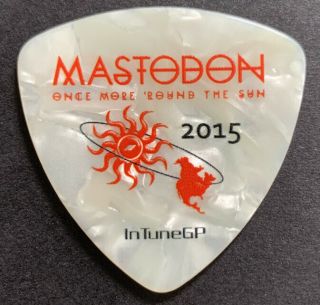 Mastodon Rare Once More Round The Sun 2015 American Tour Guitar Pick