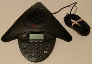 Rare Polycom Soundstation2 Expandable Analog Conference Phone 2201 - 16200 - 601