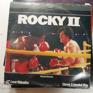 Rocky Ii Fox Video Laserdisc Laser Videodisc Extended Play Ultra Rare Version