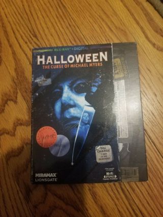 Halloween 6 Curse of Michael Myers BLU - RAY Out of Print RARE Miramax Horror OOP 2
