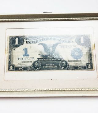 Rare 1899 $1 One Dollar Silver Certificate Black Eagle Circulated Note 3
