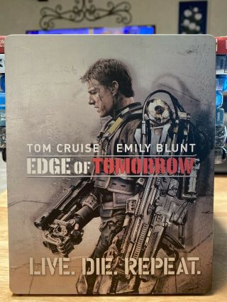 Edge Of Tomorrow (blu - Ray/dvd) Steelbook - Oop Rare Tom Cruise Emily Blunt