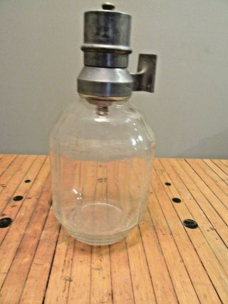 Very Rare Hoosier Cabinet Hanging Sugar Jar Spring Loaded Dispenser
