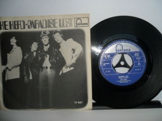 The Herd.  Paradise Lost.  Rare Picture Sleeve.  Fontana.  7 " Vinyl.  45 Rpm
