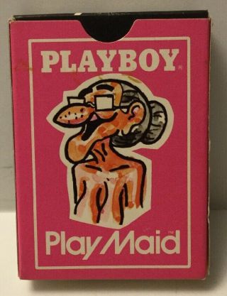 Rare Vintage 1974 Playboy Play Maid Cards Complete Looks