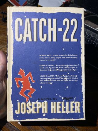 Joseph Heller / Catch 22 Hardcover 1st Book Club Edition (1961) Rare Hcdj