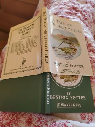 Beatrix Potter The Tale Of Mr.  Jeremy Fisher F.  Warne & Co Vintage Rare