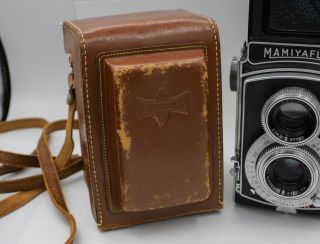 Rare Mamiya Mamiyaflex II 120 Film TLR Camera w/ Setagaya Sekor 7.  5cm.  F3.  5 Lens 2