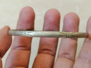 Extremely Rare Ancient Viking Bracelet Silver Color Artifact Quality Stunning 3
