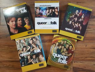 /1273\ Queer As Folk Complete Series Seasons 1 2 3 4 5 (region 1) Rare & Oop