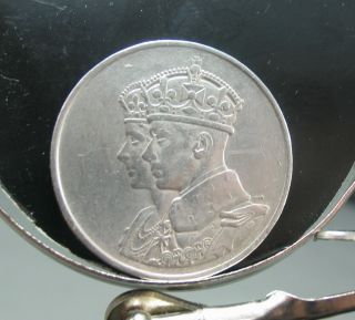 Rare - 1939 Silver Royal Visit Of King George The Vl & Queen Elizabeth Ll
