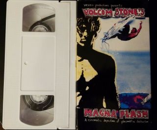 Surfing Vhs Volcom Stone Veeco Magna Plasm 1998 Bruce Irons White Tape Rare