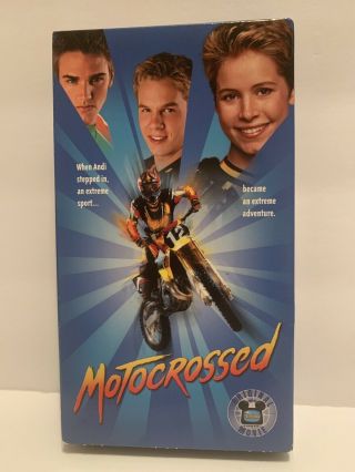 Motocrossed Vhs Tape - Disney Channel Movie Rare Htf 2001