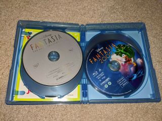 Disney Fantasia / Fantasia 2000 (4 Disc BluRay/DVD) Rare OOP 3