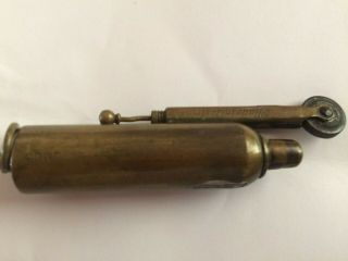 ANTIQUE AUSTRIAN TRENCH LIGHTER PATENT 105107 SHELL CASING SHAPE 